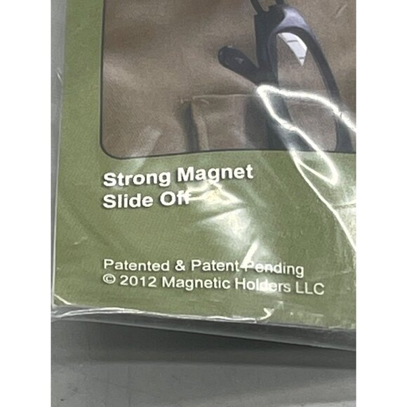 Eye loop magnetic eyeglass holders silver gray strong magnet slide off READ NEW - Picture 4 of 8